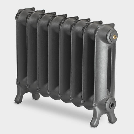 Paladin Sloane 450mm High 7 Section Electric Cast Iron Radiator with 1200w Heating Element Large Ima