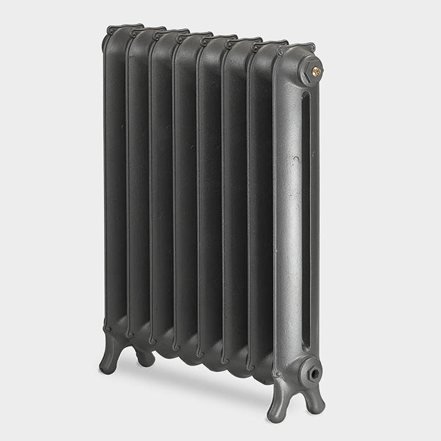 Paladin Sloane 750mm High 7 Section Electric Cast Iron Radiator with 2000w Heating Element Large Ima