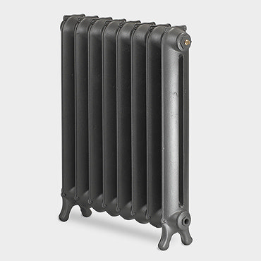Paladin Sloane 750mm High 7 Section Electric Cast Iron Radiator with 2000w Heating Element  Profile 