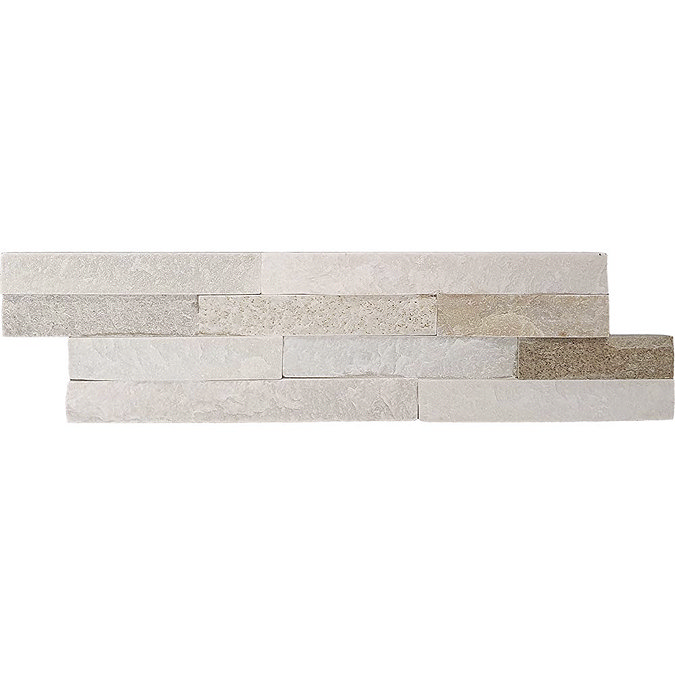 Palamas Beige Split Face Natural Stone Wall Tiles - 100 x 360mm