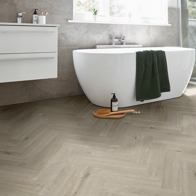 Palio by Karndean Core Monza Herringbone 596 x 149mm Vinyl Plank Flooring