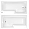 Pallas 500 Complete Modern Bathroom Package  Standard Large Image