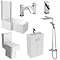 Pallas 500 Complete Modern Bathroom Package Large Image