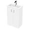 Pallas 500 Modern Gloss White Floor Standing Vanity Unit  Feature Large Image