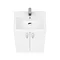 Pallas 500 Modern Gloss White Floor Standing Vanity Unit  additional Large Image