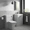 Pallas 600 Modern Gloss White Floor Standing Vanity Unit  Feature Large Image