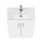 Pallas 600 Modern Gloss White Floor Standing Vanity Unit  additional Large Image