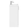 Pallas 600 Modern Gloss White Floor Standing Vanity Unit  Newest Large Image