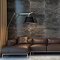 Palomar Gloss Anthracite Stone Effect Wall and Floor Tiles - 400 x 600mm