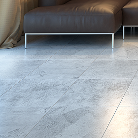 Palomar Gloss White Stone Effect Wall and Floor Tiles - 400 x 600mm