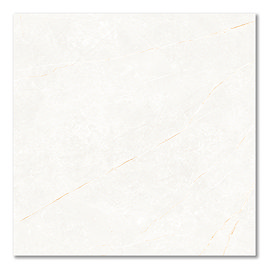 Palor Gloss White Marble Effect Wall & Floor Tiles - 600 x 600mm