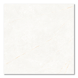 Palor Gloss White Marble Effect Wall & Floor Tiles - 600 x 600mm