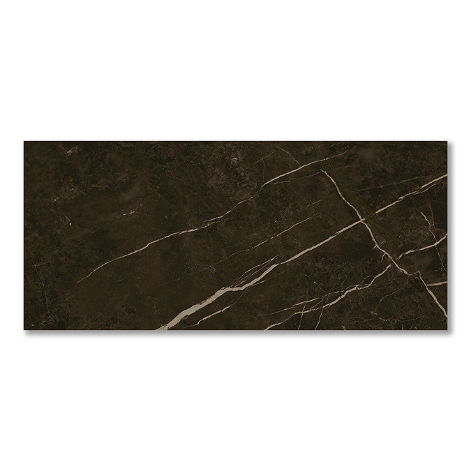 Palor Matt Black Marble Effect Wall & Floor Tiles - 300 x 600mm