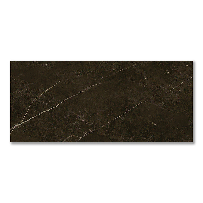 Palor Matt Black Marble Effect Wall & Floor Tiles - 300 x 600mm