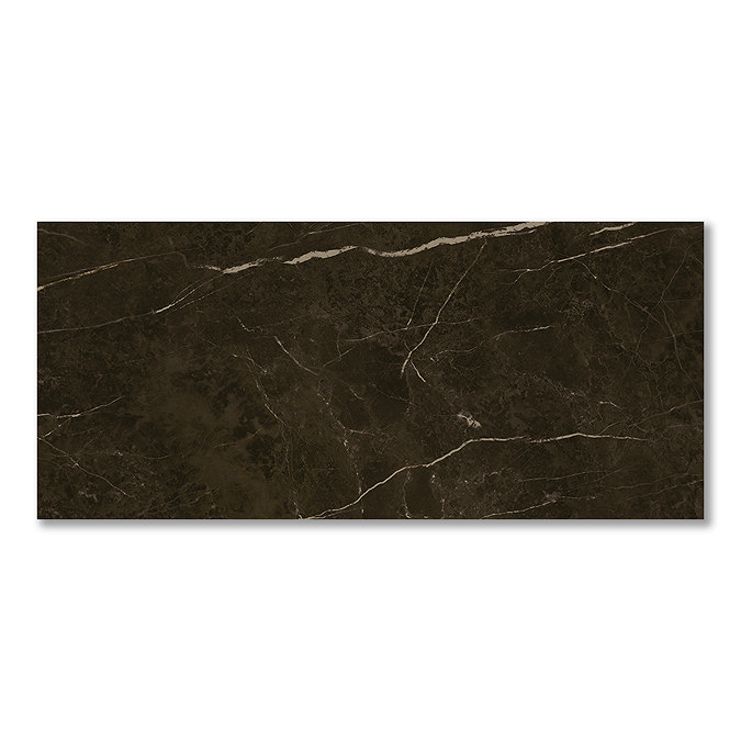 Palor Matt Black Marble Effect Wall & Floor Tiles - 300 x 600mm