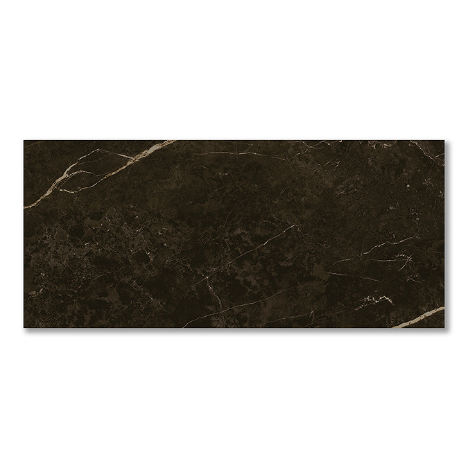 Palor Matt Black Marble Effect Wall & Floor Tiles - 300 x 600mm