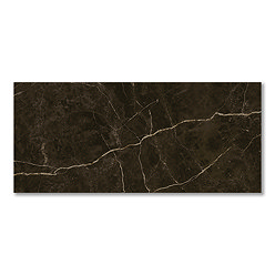 Palor Matt Black Marble Effect Wall & Floor Tiles - 300 x 600mm