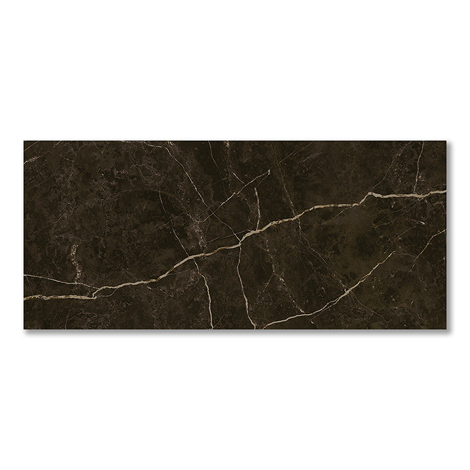 Palor Matt Black Marble Effect Wall & Floor Tiles - 300 x 600mm