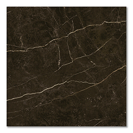 Palor Matt Black Marble Effect Wall & Floor Tiles - 600 x 600mm