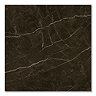 Palor Matt Black Marble Effect Wall & Floor Tiles - 600 x 600mm