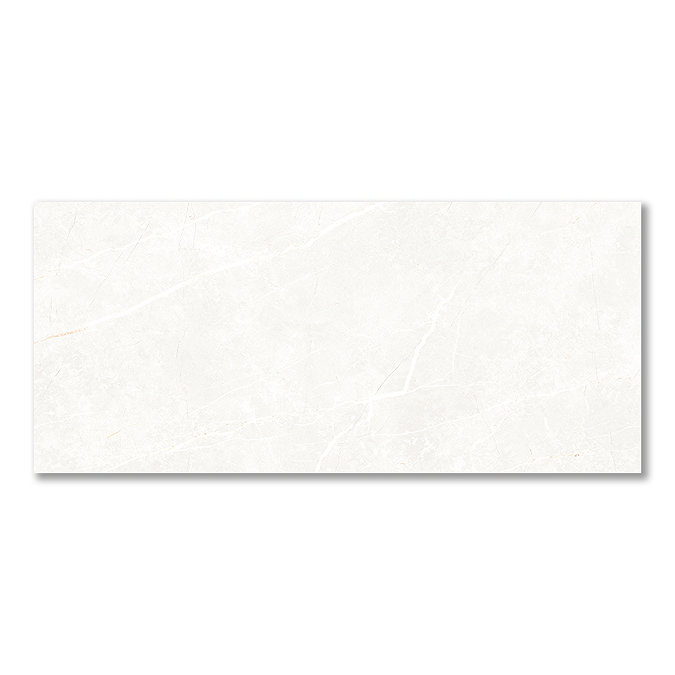 Palor Matt White Marble Effect Wall & Floor Tiles - 300 x 600mm