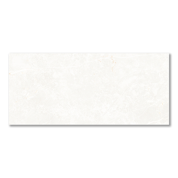 Palor Matt White Marble Effect Wall & Floor Tiles - 300 x 600mm