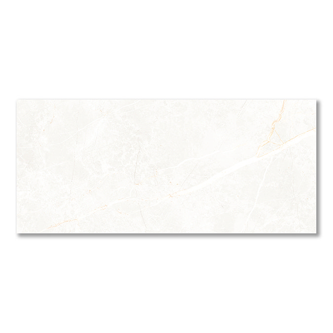 Palor Matt White Marble Effect Wall & Floor Tiles - 300 x 600mm