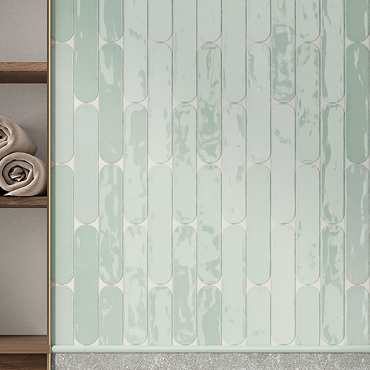 Paragon Sage Gloss Wall Tiles 50 x 250mm