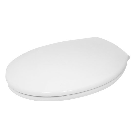 Paris Soft Close Heavyweight Toilet Seat - White - 82030197 Profile Large Image