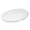 Paris Soft Close Heavyweight Toilet Seat - White - 82030197 Profile Large Image