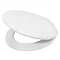 Paris Soft Close Heavyweight Toilet Seat - White - 82030197 Feature Large Image