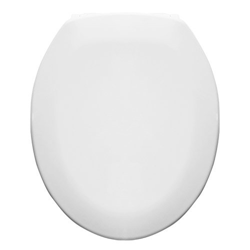 Paris Soft Close Heavyweight Toilet Seat - White - 82030197 Large Image