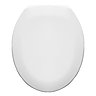 Paris Soft Close Heavyweight Toilet Seat - White - 82030197 Large Image