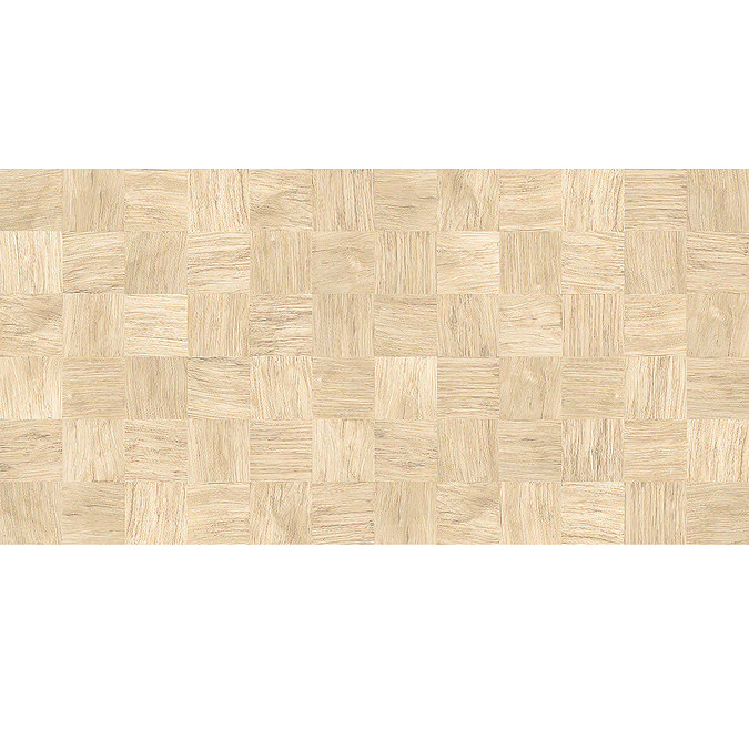 Paso Light Wood Effect Patchwork Wall Tiles - 300 x 600mm  Profile Large Image