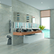 Passat Grey Concrete Effect Wall Tiles - 300 x 900mm