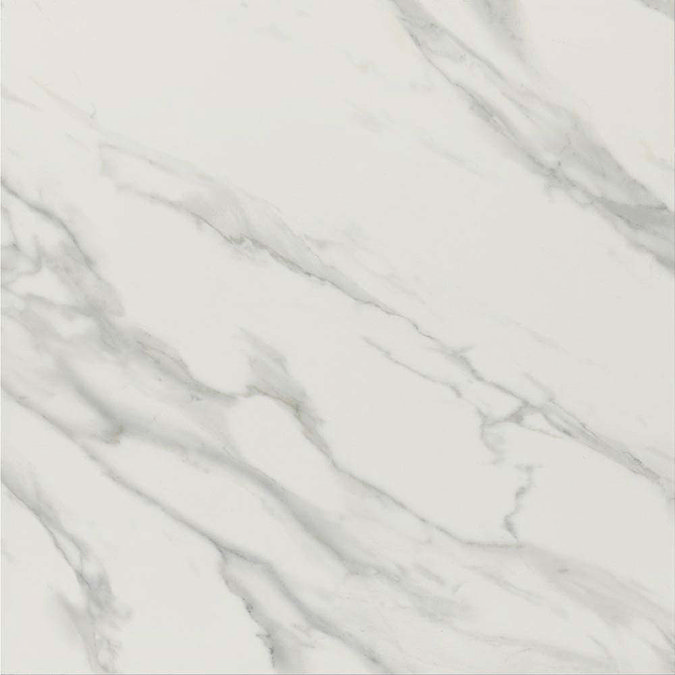Pavia Grey Gloss Porcelain Floor Tiles - 60 x 60cm  additional Large Image