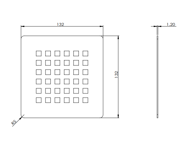 Pavilion 1000 x 900mm White Marble Stone Rectangular Shower Tray & Matt Black Waste