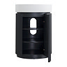 Pavilion 600mm Round Fluted Floor Standing Vanity Unit with Basin - Matt Anthracite