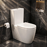 Pavilion Back to Wall Close Coupled Rimless Toilet with Soft-Close Seat