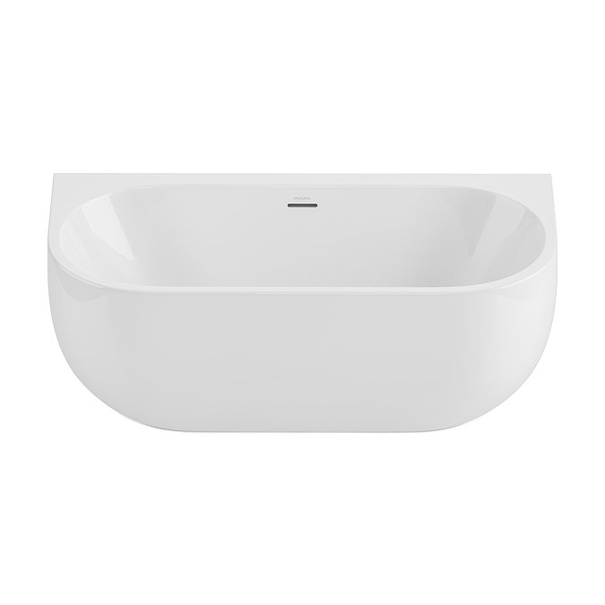Pavilion Back To Wall Freestanding Bath - 1700 x 800mm Gloss White