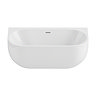 Pavilion Back To Wall Freestanding Bath - 1700 x 800mm Gloss White
