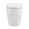 Pavilion Round Rimless Back to Wall Toilet Pan with Soft-Close Seat