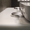Pavilion Round Rimless Back to Wall Toilet Pan with Soft-Close Seat Hinges