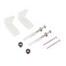 Pavilion Round Rimless Back to Wall Toilet Pan with Soft-Close Seat