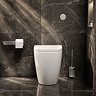 Pavilion Round Rimless Back to Wall Toilet Pan with Soft-Close Seat