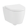 Pavilion Round Rimless Wall Hung Toilet with Soft-Close Seat