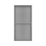 Pavilion Stainless Steel Illuminated Double Shower Niche with Shelf – 610 x 305mm, Brushed