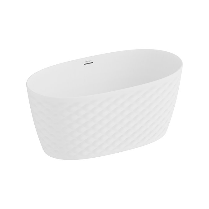 Pavilion Textured Freestanding Bath - 1490 x 740mm