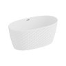 Pavilion Textured Freestanding Bath - 1490 x 740mm