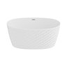 Pavilion Textured Freestanding Bath - 1490 x 740mm